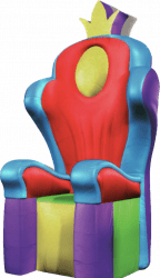 Multi Color  Inflatable Throne