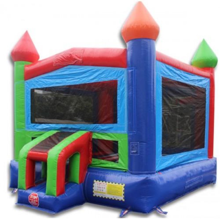 Multi-Colored Bounce House