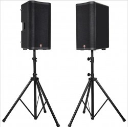 Powered Bluetooth Speaker System with Stands